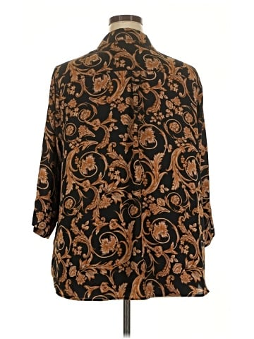 Torrid 3/4 Sleeve Blouse (view 2)