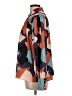 Fate 100% Polyester Color Block Orange Long Sleeve Blouse Size L - photo 5