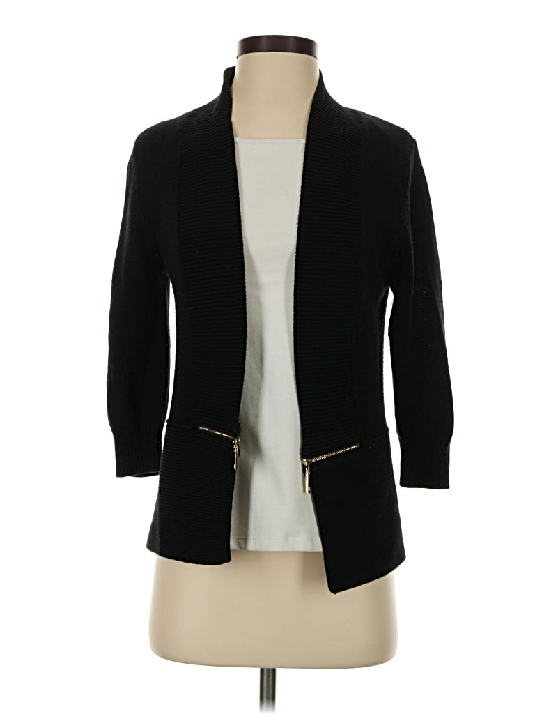 Pre-owned Ivanka Trump Cardigan Sweater In Black