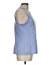 Ideology 100% Polyester Blue Sleeveless T-Shirt Size L - photo 4