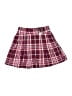 Justice Plaid Burgundy Skirt Size 10 - photo 1