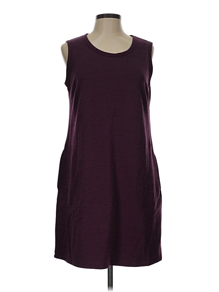 Pre-owned 32 Degrees Casual Dress In Burgundy