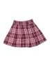 Justice Plaid Burgundy Skirt Size 10 - photo 2
