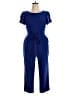 Calvin Klein Solid Blue Jumpsuit Size 12 - photo 1
