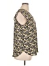 Ann Taylor LOFT 100% Polyester Yellow Sleeveless Blouse Size XL - photo 4