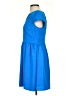 C. Luce 100% Polyester Hearts Blue Casual Dress Size S - photo 5