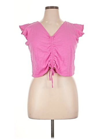 Celebrity Pink Short Sleeve Top (view 1)