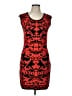 Clove Graphic Red Cocktail Dress Size 12 - photo 1
