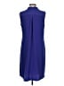 Dana Buchman 100% Polyester Solid Blue Casual Dress Size L - photo 2
