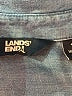 Lands' End 100% Lyocell Blue Long Sleeve Button-Down Shirt Size 16 - photo 7