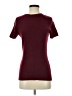 BCBGMAXAZRIA 100% Wool Burgundy Short Sleeve Top Size S - photo 1