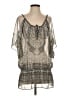 Hale Bob Silver 3/4 Sleeve Blouse Size S - photo 1