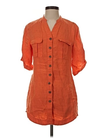 Coldwater Creek 3/4 Sleeve Button-Down Shirt (view 1)