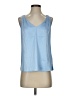 Boston Proper Blue Sleeveless Blouse Size 2 - photo 1