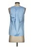 Boston Proper Blue Sleeveless Blouse Size 2 - photo 2