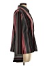 Fred David Stripes Black Long Sleeve Blouse Size L - photo 4