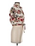 Dex Floral Ivory Short Sleeve Blouse Size XS - photo 4