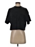 Athleta 100% Cotton Black Short Sleeve Turtleneck Size XXS - photo 1