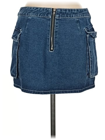 PrettyLittleThing Denim Skirt (view 2)