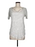 Glitz Silver Short Sleeve Top Size M - photo 1