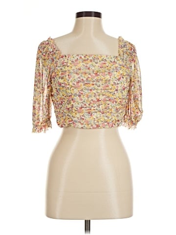 Rewind 3/4 Sleeve Blouse (view 1)