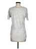 Glitz Silver Short Sleeve Top Size M - photo 2