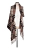 Unbranded Plaid Brown Wrap One size - photo 1