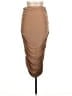 Boohoo Solid Tan Formal Skirt Size 10 - photo 1