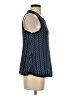 Anthropologie Blue Sleeveless Blouse Size S - photo 4
