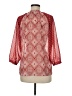 Kut from the Kloth 100% Polyester Red 3/4 Sleeve Blouse Size M - photo 2