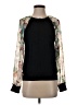 Tiny Black Long Sleeve Blouse Size S - photo 1