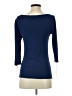 ModCloth Blue 3/4 Sleeve Top Size S - photo 2