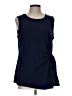 Elle Blue Sleeveless Blouse Size L - photo 1