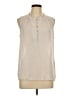 41Hawthorn 100% Polyester Polka Dots Ivory Sleeveless Blouse Size L - photo 1