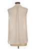 41Hawthorn 100% Polyester Polka Dots Ivory Sleeveless Blouse Size L - photo 2