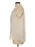 41Hawthorn 100% Polyester Polka Dots Ivory Sleeveless Blouse Size L - photo 5