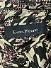 Evan Picone 100% Polyester Houndstooth Silver 3/4 Sleeve Blouse Size 10 - photo 7