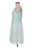 ASOS 100% Polyester Blue Cocktail Dress Size 6 - photo 5