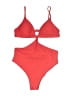 Unbranded Solid Red One Piece Swimsuit Size 6 - photo 1