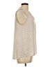 41Hawthorn 100% Polyester Polka Dots Ivory Sleeveless Blouse Size L - photo 4