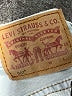 Levi's 100% Cotton Ivory Denim Shorts Size 24 waist - photo 3