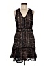 Greylin 100% Polyester Tweed Black Cocktail Dress Size M - photo 1