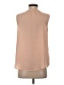 Ann Taylor 100% Polyester Tan Sleeveless Blouse Size S - photo 2