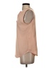 Ann Taylor 100% Polyester Tan Sleeveless Blouse Size S - photo 5