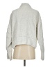 Double Zero 100% Polyester Solid Silver Turtleneck Sweater Size S - photo 2