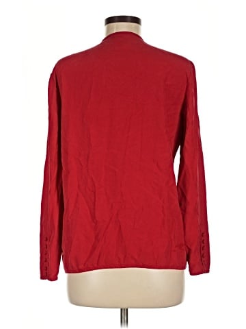 Harve Benard Long Sleeve Silk Top (view 2)
