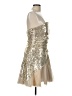 Jump Apparel 100% Polyester Metallic Gold Cocktail Dress Size 16 - photo 4