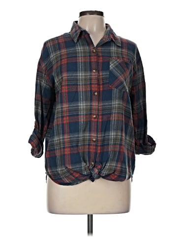 Love Notes 3/4 Sleeve Button-Down Shirt (view 1)