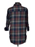 Love Notes Plaid Blue 3/4 Sleeve Button-Down Shirt Size M - photo 2