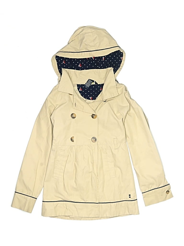 Pre-owned Nautica Kids' Raincoat In Ivory